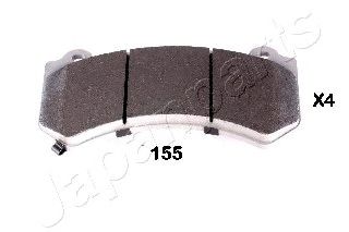 JAPANPARTS pa155af -  Комплект тормозных колодок, дисковый тормоз