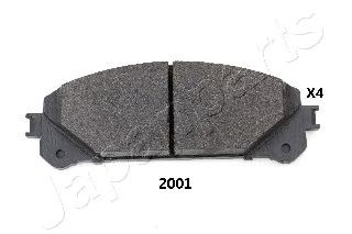 JAPANPARTS pa2001af -  Комплект тормозных колодок, дисковый тормоз