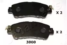 JAPANPARTS pa3000af -  Комплект тормозных колодок, дисковый тормоз