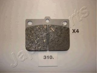 JAPANPARTS pa310af -  Комплект тормозных колодок, дисковый тормоз