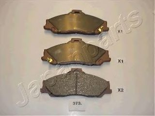 JAPANPARTS pa373af -  Комплект тормозных колодок, дисковый тормоз