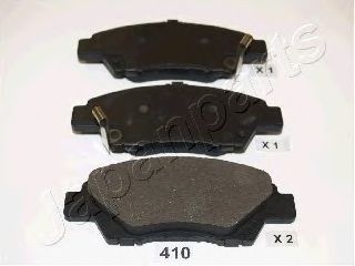 JAPANPARTS pa410af -  Комплект тормозных колодок, дисковый тормоз