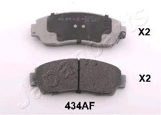 JAPANPARTS pa434af -  Комплект тормозных колодок, дисковый тормоз