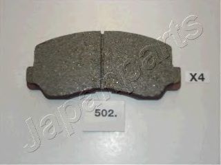JAPANPARTS pa502af -  Комплект тормозных колодок, дисковый тормоз