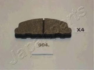 JAPANPARTS pa604af -  Комплект тормозных колодок, дисковый тормоз