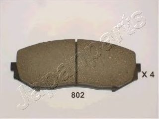 JAPANPARTS pa802af -  Комплект тормозных колодок, дисковый тормоз