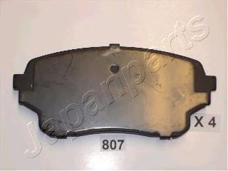JAPANPARTS pa807af -  Комплект тормозных колодок, дисковый тормоз