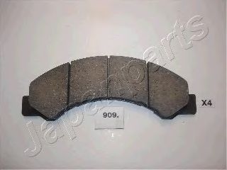 JAPANPARTS pa909af -  Комплект тормозных колодок, дисковый тормоз