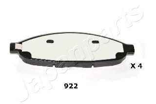 JAPANPARTS pa922af -  Колодки тормозные дисковые передние, комплект