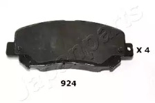 JAPANPARTS pa924af -  Колодки тормозные дисковые передние, комплект
