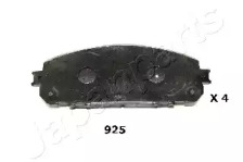 JAPANPARTS pa925af -  Комплект тормозных колодок, дисковый тормоз