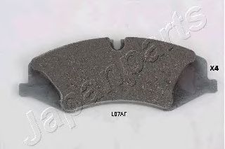 JAPANPARTS pal07af -  Комплект тормозных колодок, дисковый тормоз