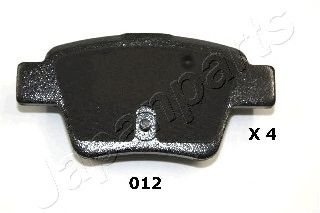 JAPANPARTS pp012af -  Комплект тормозных колодок, дисковый тормоз
