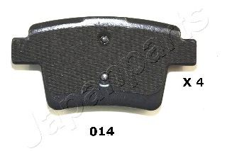 JAPANPARTS pp014af -  Комплект тормозных колодок, дисковый тормоз