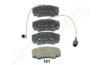 JAPANPARTS pp101af -  Комплект тормозных колодок, дисковый тормоз