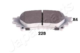 JAPANPARTS pp228af -  Комплект тормозных колодок, дисковый тормоз