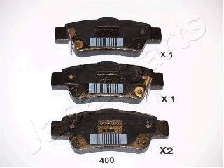 JAPANPARTS pp400af -  Комплект тормозных колодок, дисковый тормоз