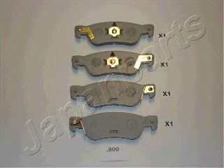 JAPANPARTS pp900af -  Комплект тормозных колодок, дисковый тормоз