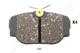 JAPANPARTS ppl02af -  Комплект тормозных колодок, дисковый тормоз