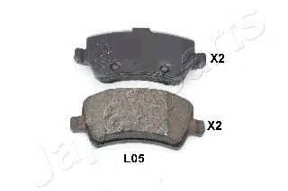JAPANPARTS ppl05af -  Комплект тормозных колодок, дисковый тормоз