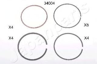JAPANPARTS rs34004 -  Поршневое кольцо