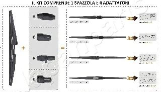 JAPANPARTS ssx35r -  ЩЕТКА СТЕКЛООЧИСТИТЕЛЯ