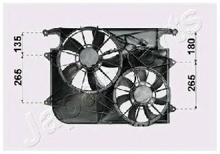 JAPANPARTS vnt312011 -  Вентилятор, охлаждение двигателя