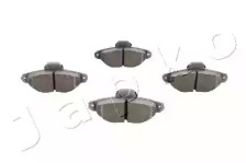 JAPKO 500058 -  Комплект тормозных колодок, дисковый тормоз