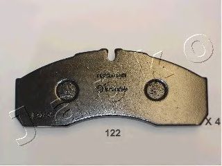 JAPKO 50122 -  Комплект тормозных колодок, дисковый тормоз