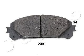 JAPKO 502001 -  Комплект тормозных колодок, дисковый тормоз