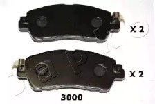 JAPKO 503000 -  Комплект тормозных колодок, дисковый тормоз