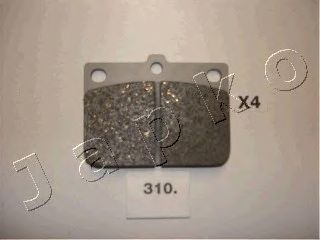 JAPKO 50310 -  Комплект тормозных колодок, дисковый тормоз
