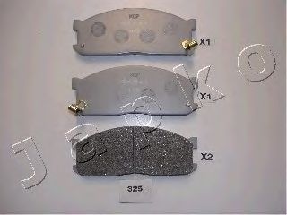 JAPKO 50325 -  Комплект тормозных колодок, дисковый тормоз
