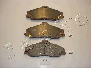 JAPKO 50373 -  Комплект тормозных колодок, дисковый тормоз