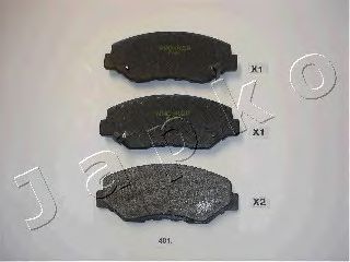 JAPKO 50401 -  Комплект тормозных колодок, дисковый тормоз