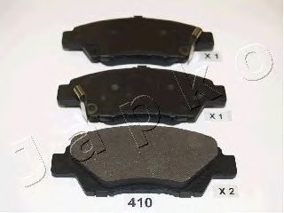 JAPKO 50410 -  Комплект тормозных колодок, дисковый тормоз