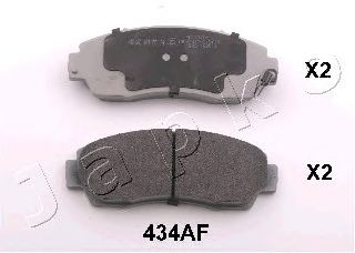 JAPKO 50434 -  Комплект тормозных колодок, дисковый тормоз