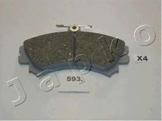 JAPKO 50593 -  Комплект тормозных колодок, дисковый тормоз