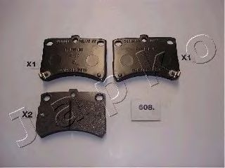 JAPKO 50608 -  Комплект тормозных колодок, дисковый тормоз