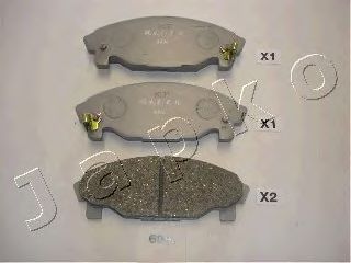 JAPKO 50699 -  Комплект тормозных колодок, дисковый тормоз