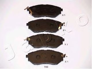 JAPKO 50709 -  Комплект тормозных колодок, дисковый тормоз