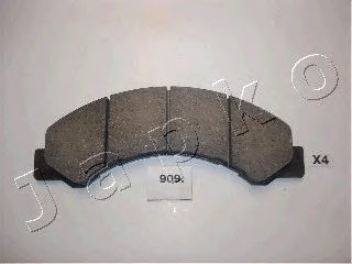 JAPKO 50909 -  Комплект тормозных колодок, дисковый тормоз