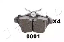 JAPKO 510001 -  Комплект тормозных колодок, дисковый тормоз