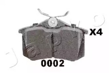 JAPKO 510002 -  Комплект тормозных колодок, дисковый тормоз