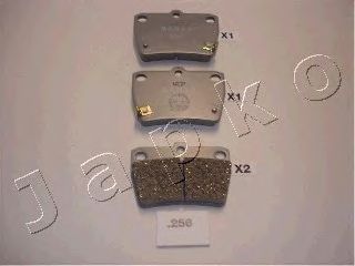 JAPKO 51256 -  Комплект тормозных колодок, дисковый тормоз