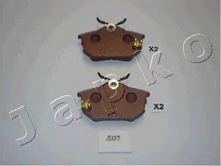 JAPKO 51507 -  Комплект тормозных колодок, дисковый тормоз