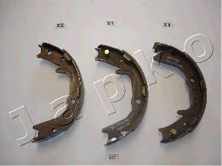 JAPKO 55507 -  Комплект тормозных колодок, стояночная тормозная система