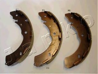 JAPKO 55510 -  Комплект тормозных колодок