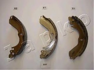 JAPKO 55587 -  Комплект тормозных колодок