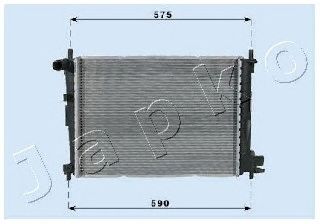 JAPKO rda053066 -  Радиатор, охлаждение двигателя